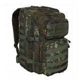 Mil-Tec Assault US ASSAULT Trekking Rucksck Grande zaino 36L Flecktarn Daypack Borsa
