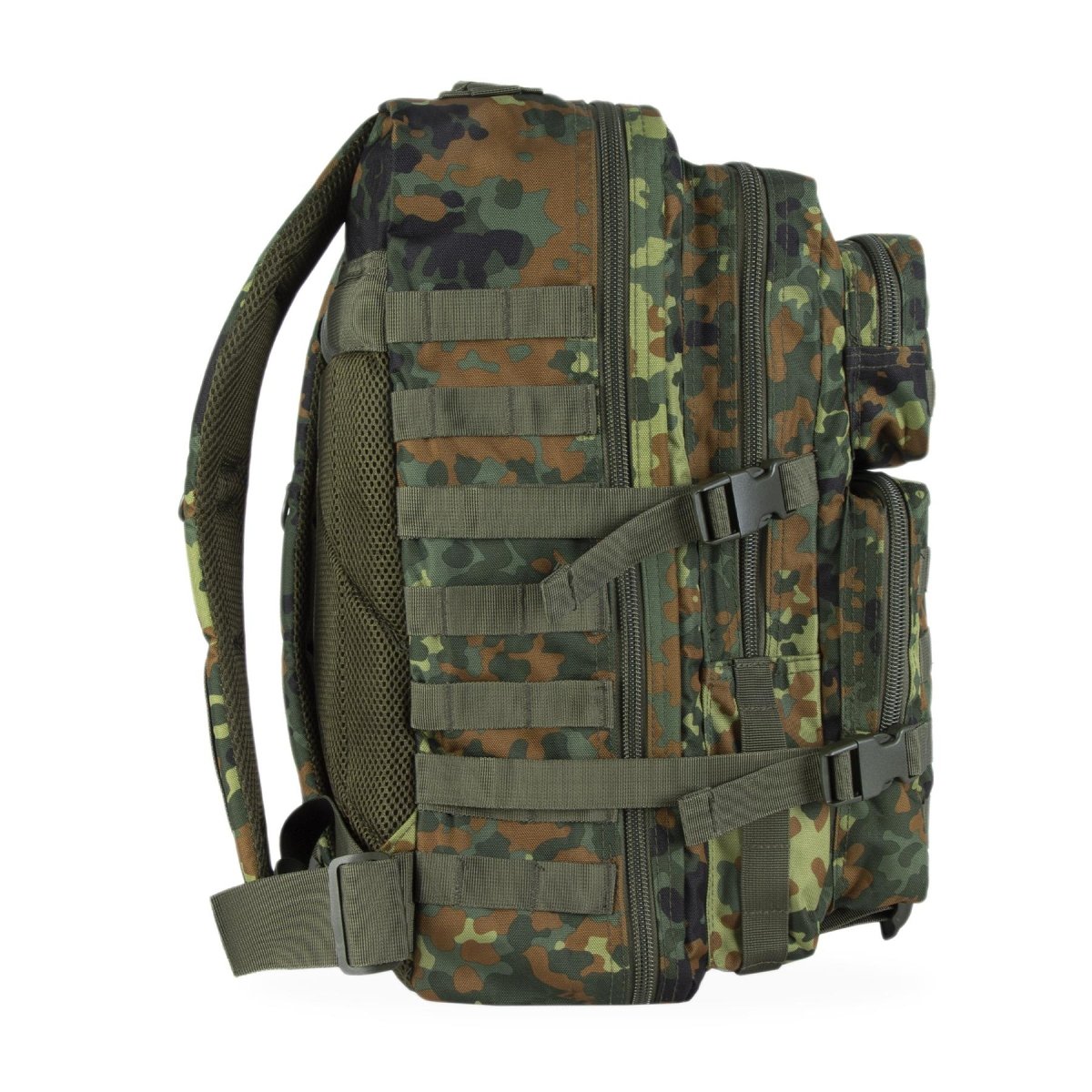 Mil-Tec Assault US ASSAULT Trekking Rucksck Grande zaino 36L Flecktarn Daypack Borsa