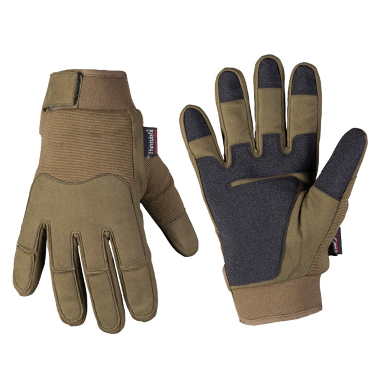 Guanti tattici invernali Mil-Tec Thinsulate HiPora resistenti all'acqua oliva fredda