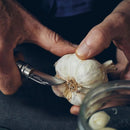 Coltello Tascabile Chiudibile Opinel N°07 Castagno Aglio Lama 12C27 Manico in Noce