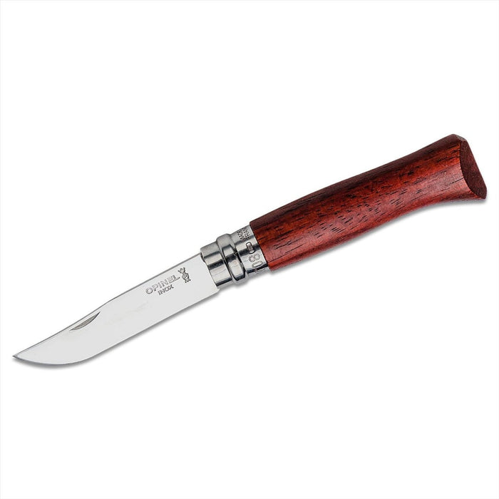 Coltello Tascabile Chiudibile Opinel N°08 8,5 cm Lama in Acciaio Inox 12C27 Marrone - GoMilitar