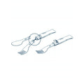 Opinel Picnic+ N°08 Set Posate Coltello Pieghevole Cucchiaio Forchetta Camping Faggio