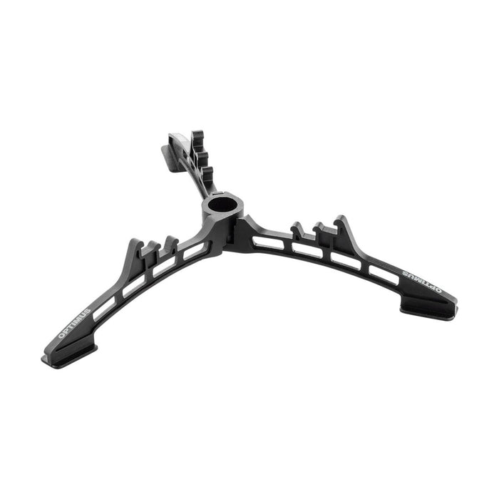 Piedino nero leggero e resistente per un supporto stabile della bombola del gas durante la cucina all'aperto e le attività di campeggio