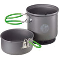 Optimus Crux Weekender ha cuocere il set di cottura da campeggio per escursionistiche da campeggio