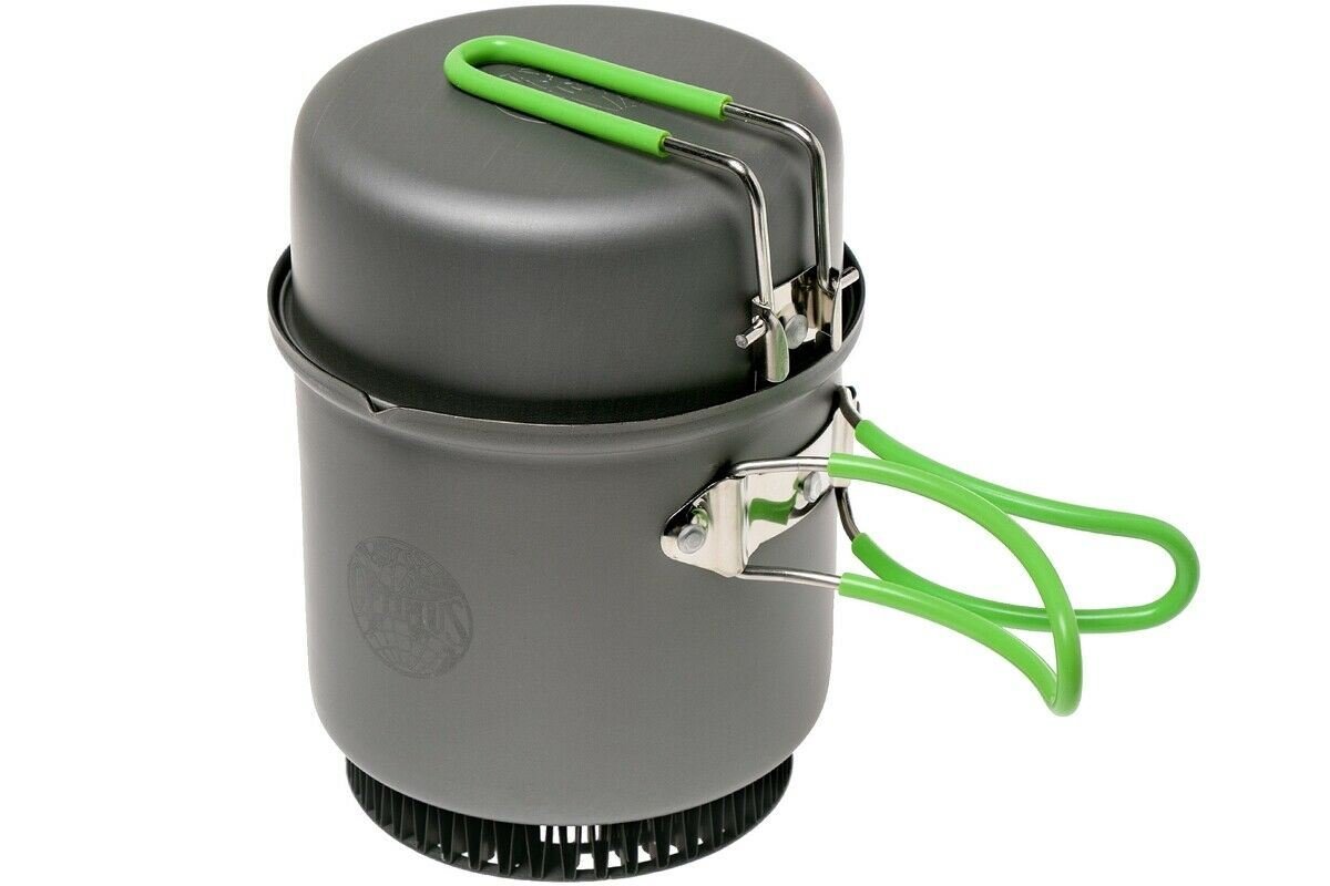 Optimus Crux Weekender He Cook System System Gas Stove Camping escursionistico bosco brischi padella