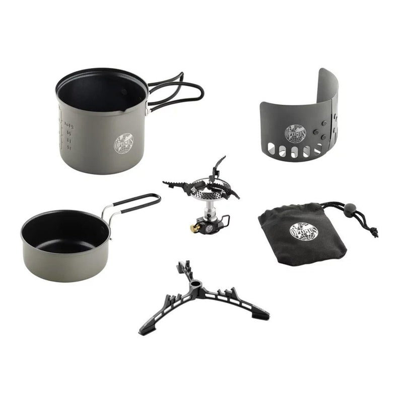 Optimus Elektra Fe Camping Cooking Cooking System Cuocere per esterni.