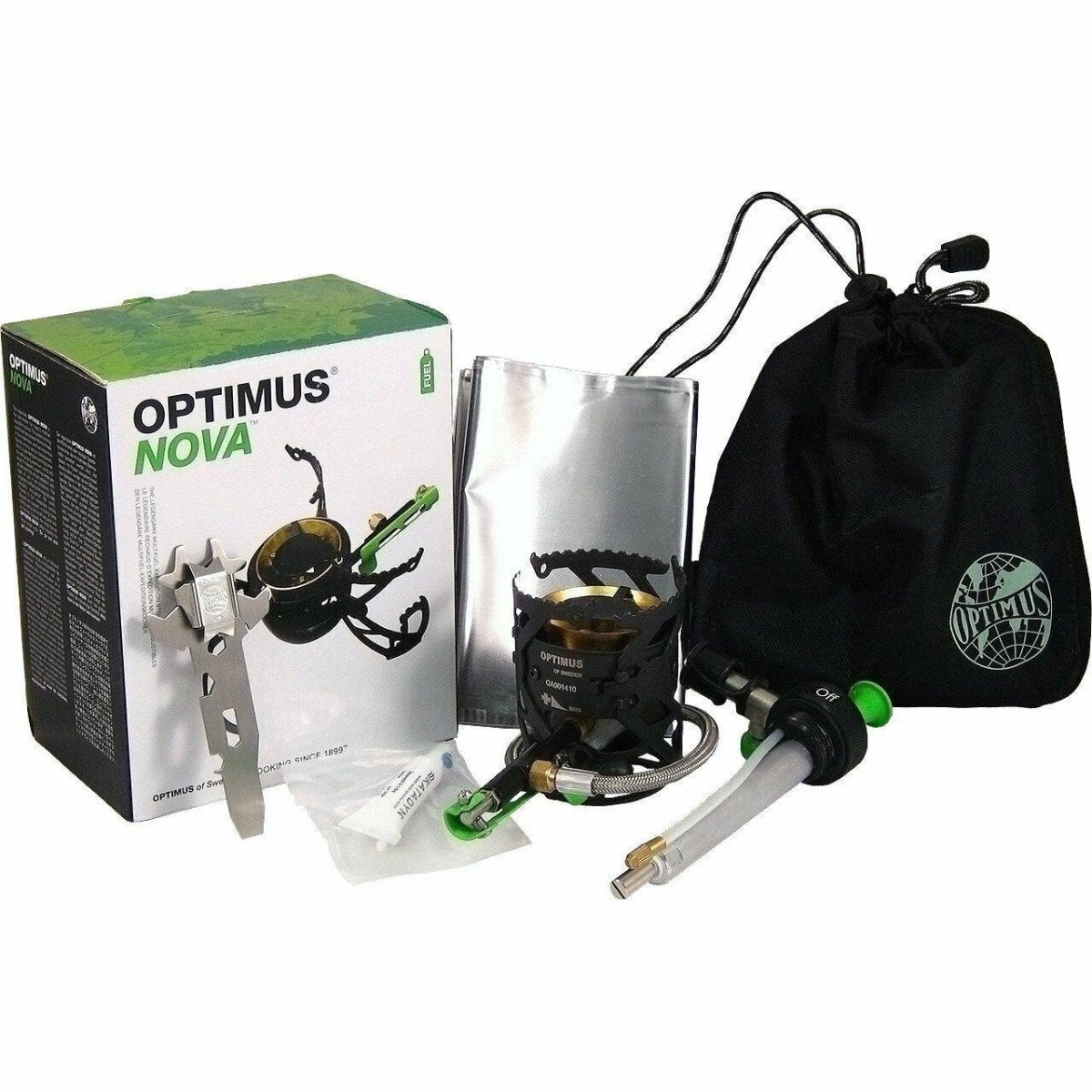 Optimus Nova Stove Multi Fuel Expedition Compact Light Base Camp Woods