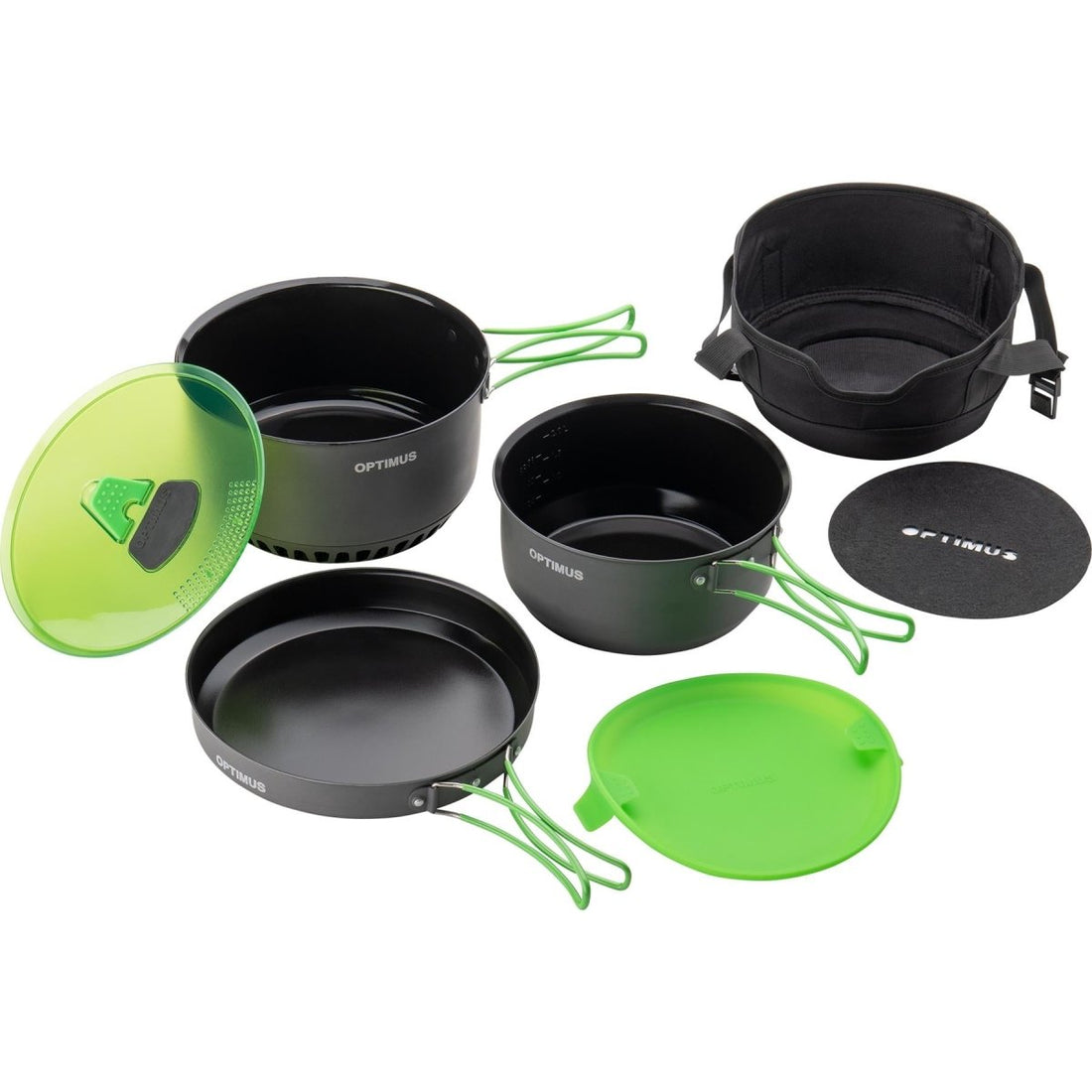 Optimus Terra Camp 4 POT SET COCKING CAMPING CAMP CAMPER CAMPER KIT OUTDOOR 7 Parte