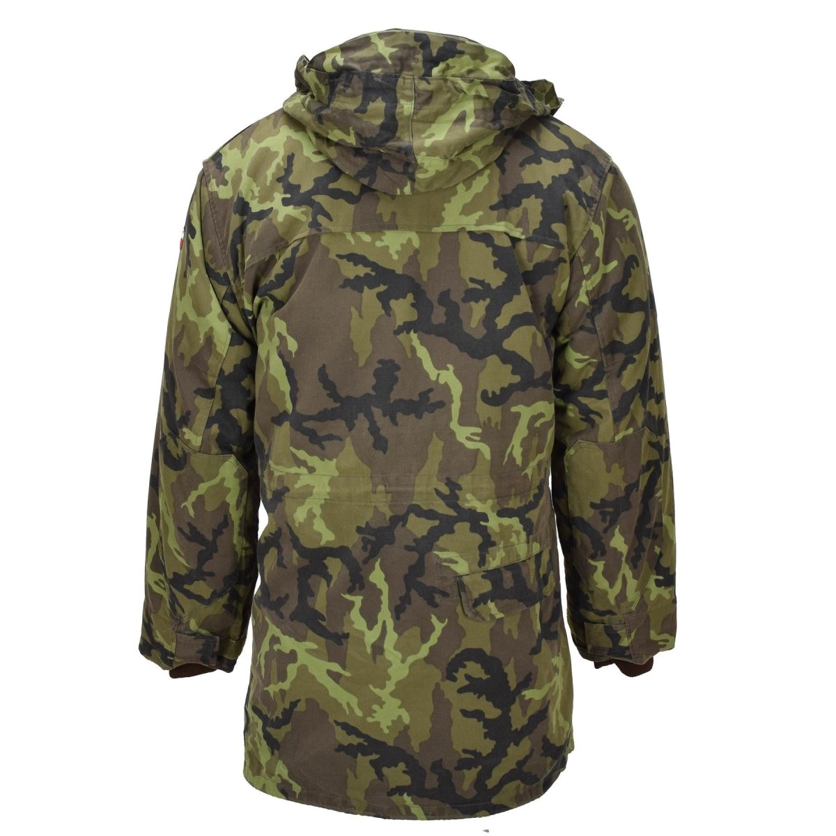 Giacca stile parka militare ceco originale Fodera in pelliccia sintetica M95 mimetica