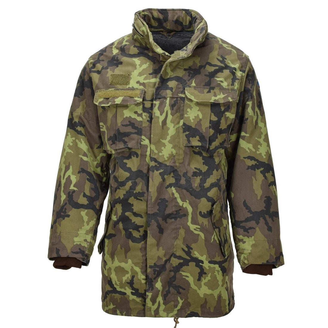 Giacca stile parka militare ceco originale Fodera in pelliccia sintetica M95 mimetica