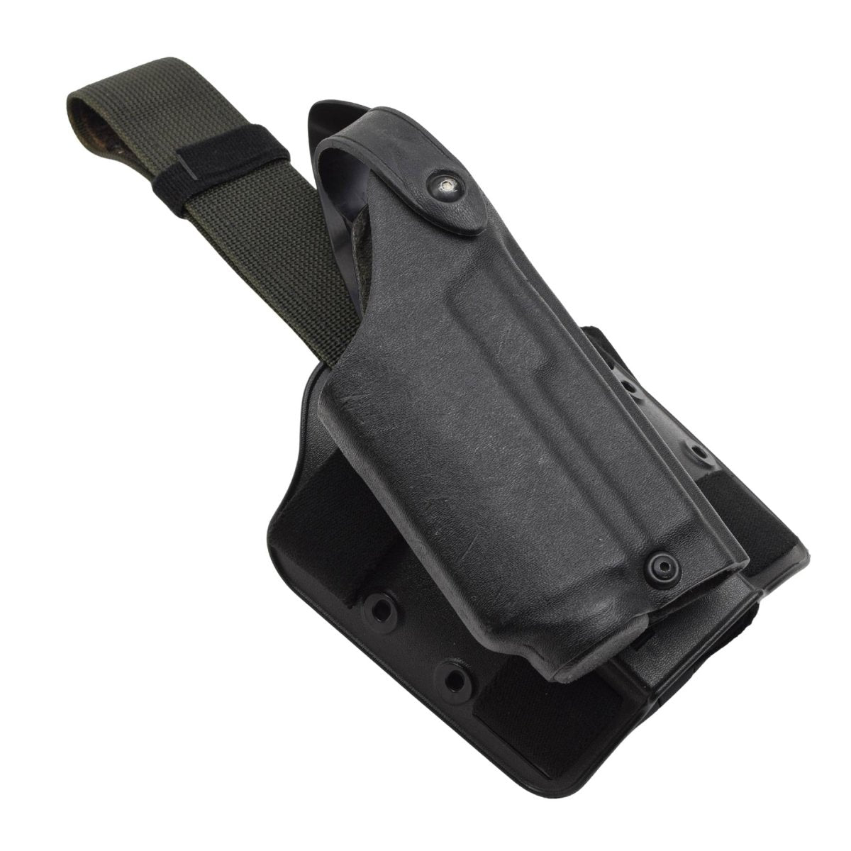 Fibbie a sgancio rapido con fondina con piattaforma originale militare americana