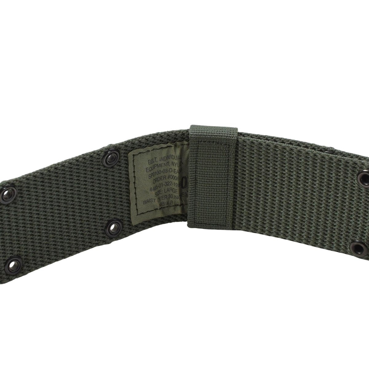 Cintura per pistola militare originale americana LC2 Foro di accoppiamento in nylon tattico Oliva