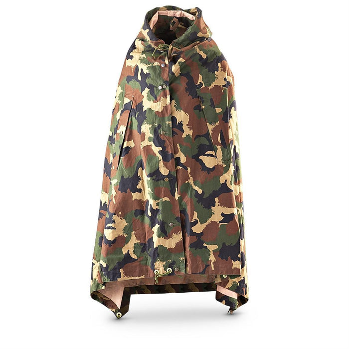 Riparo originale dell'esercito mezzo poncho mimetico militare impermeabile 165 x 255 cm surplus - GoMilitar