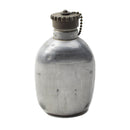 Original Austrian army canteen aluminum flask plastic screw lid military surplus - GoMilitar