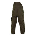 Pants di combattimento dell'esercito austriaco originale Bibs militare Oliva OD complessivo W BRACES NUOVO