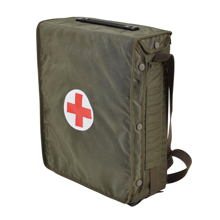 Borsa di pronto soccorso originale dell'esercito austriaco a tracolla oliva medico sopravvivenza medica NOVITÀ - GoMilitar