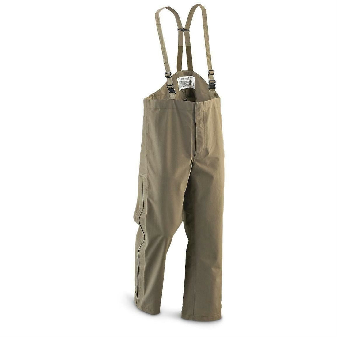 Sovrapantaloni impermeabili con bretelle originali Gore-Tex dell'esercito austriaco in eccedenza oliva OD