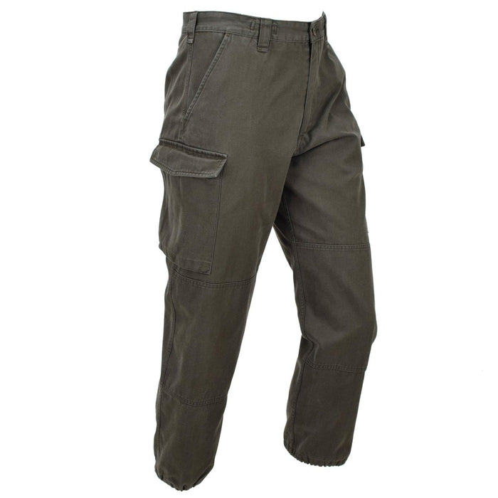 Pantaloni da campo originali KAZ03 dell'esercito austriaco con tasche cargo rilasciati dai militari in verde oliva - GoMilitar