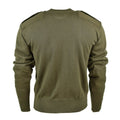 Original Pullover Pullover Pullover Jumper Commando Olive OD Wool Swater Nuovo