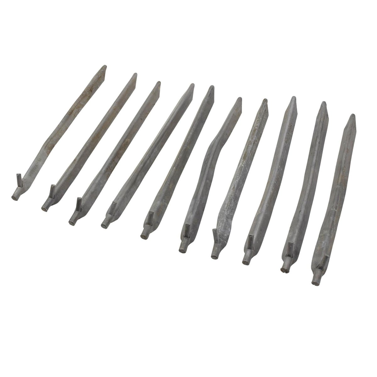 Picchetti da campeggio originali militari austriaci in alluminio, confezione da 10, 26 cm