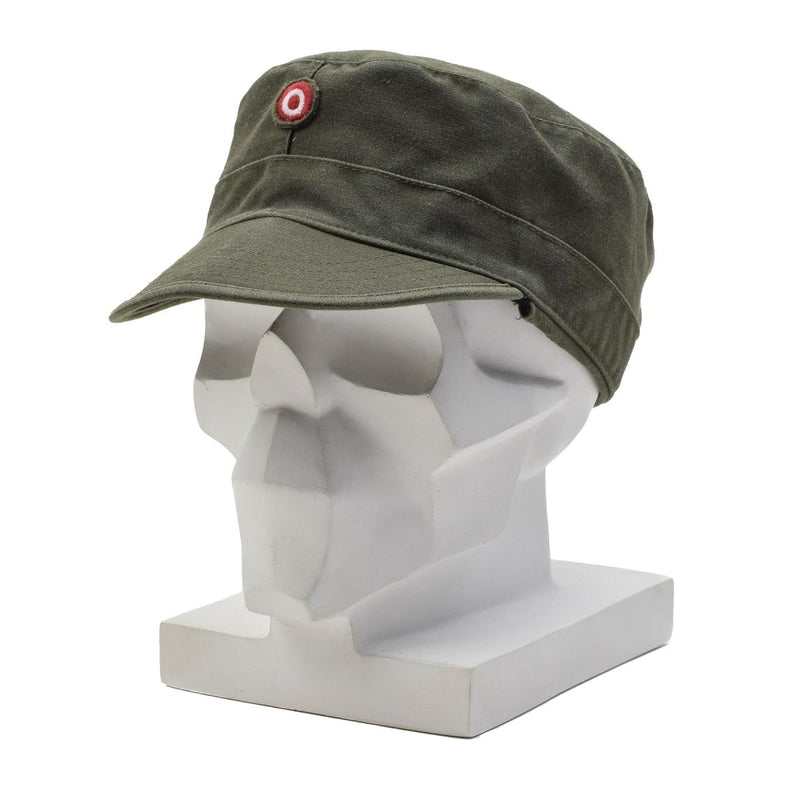 Original Austrian Military Cap Lightweight Foldable Ears Flaps Tactical Hat OD - GoMilitar