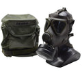 Set maschera antigas Drager militare austriaco originale da collezione militare color oliva