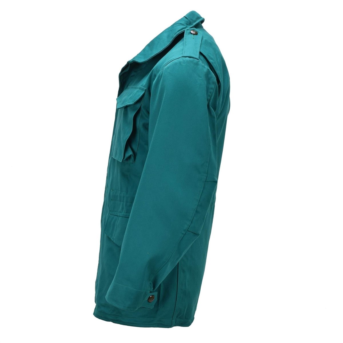 Giacca da campo militare austriaca originale Parka stile classico M65 in cotone verde