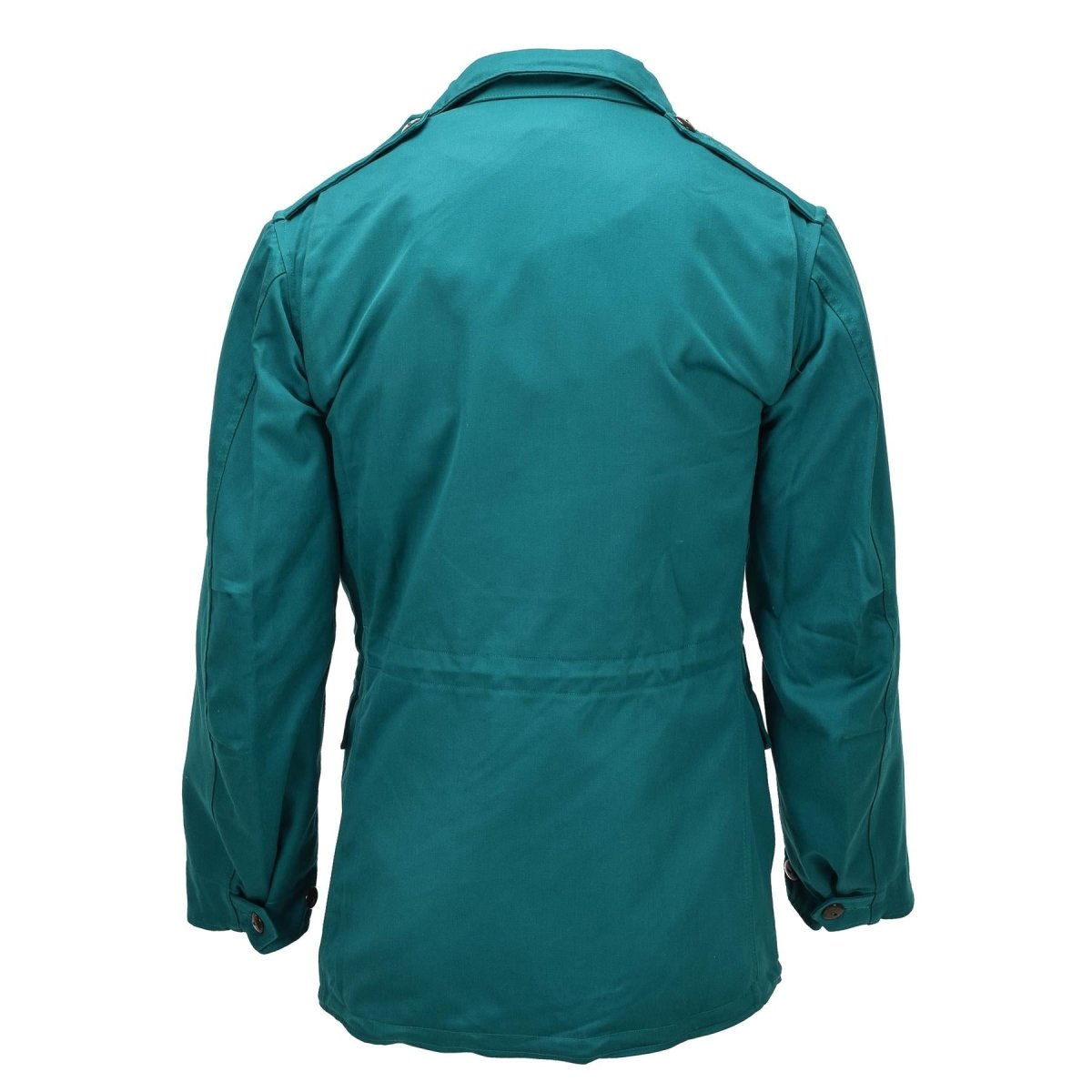 Giacca da campo militare austriaca originale Parka stile classico M65 in cotone verde