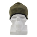 Cappello a cuffia in pile militare austriaco originale morbido caldo inverno all'aperto oliva
