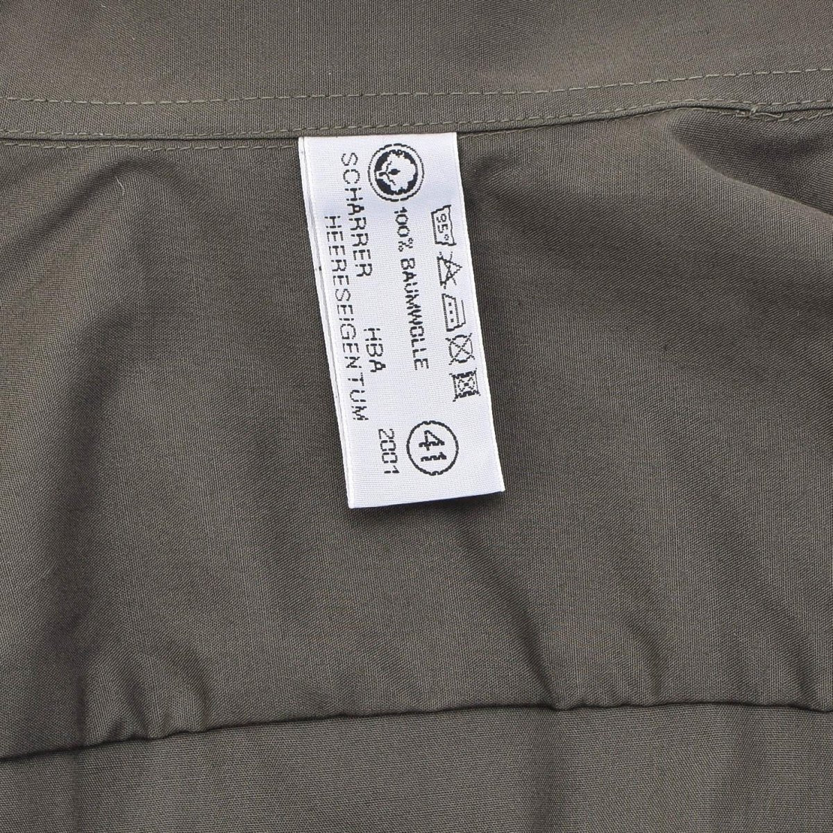 Servizi di olivo militare austriaci originali camicie federali leggero nuovo