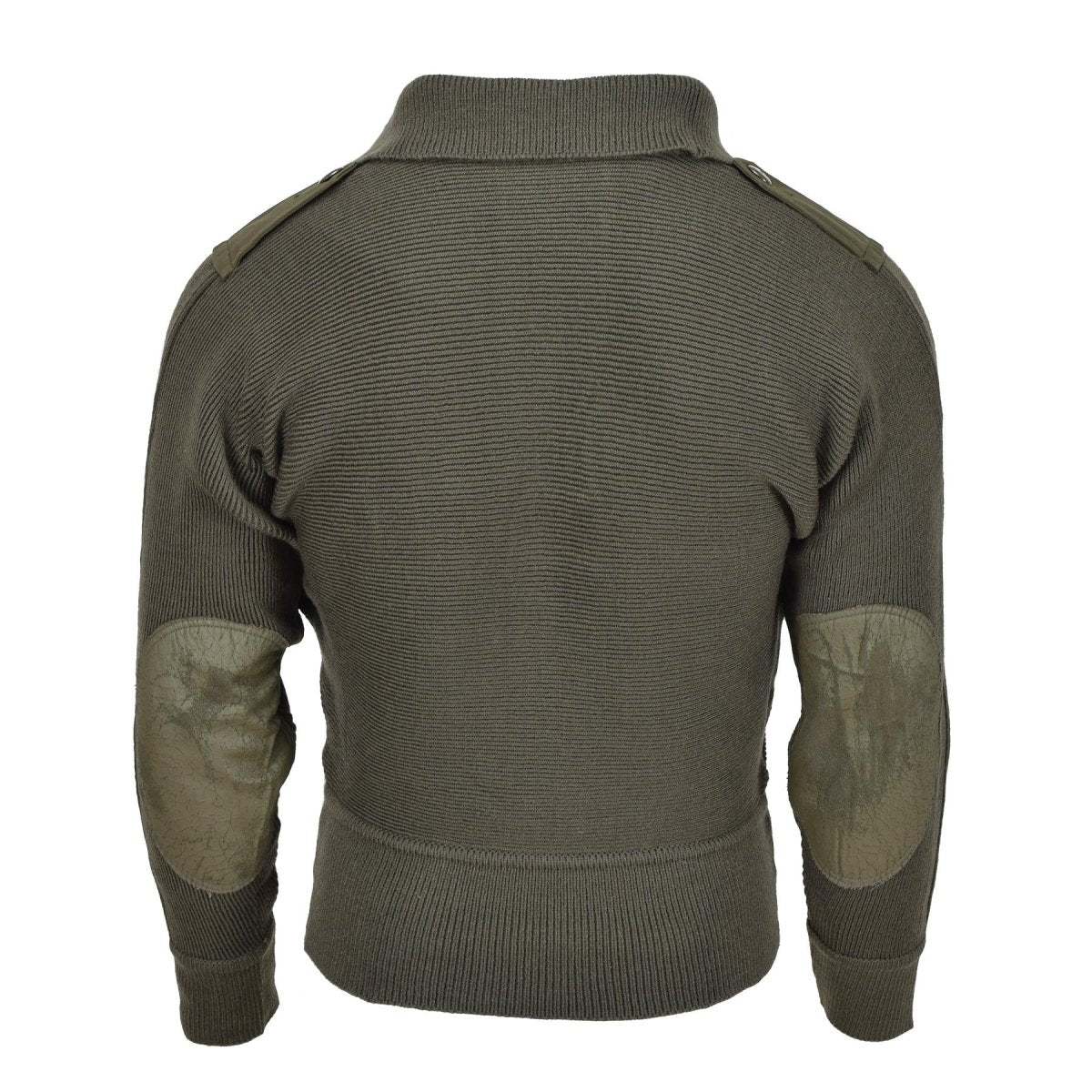 Pullover a costolette armato di gomiti rinforzati con maglioni armato originali originali