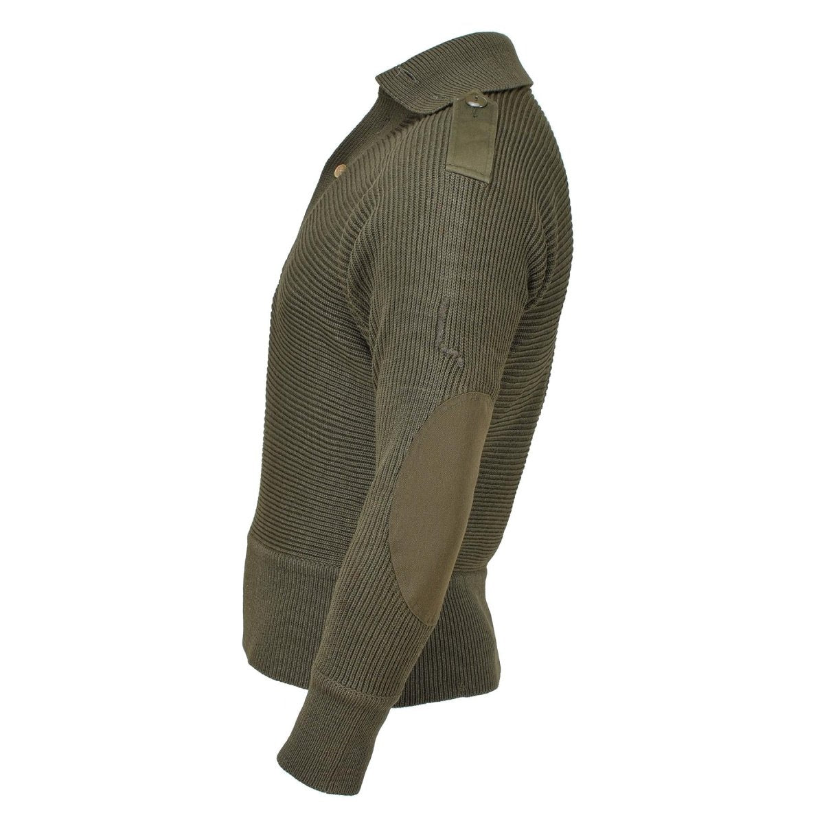 Pullover a costolette armato di gomiti rinforzati con maglioni armato originali originali
