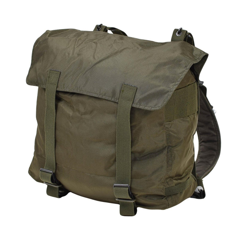 Original Austrian military tactical field bag olive coated backpack camping NEW - GoMilitar