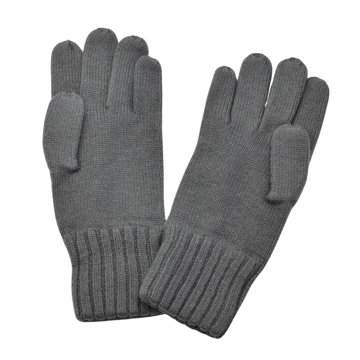 Guanti di lana miliari militari originali austriaci grigio grigio inverno a maglia traspirante nuovo