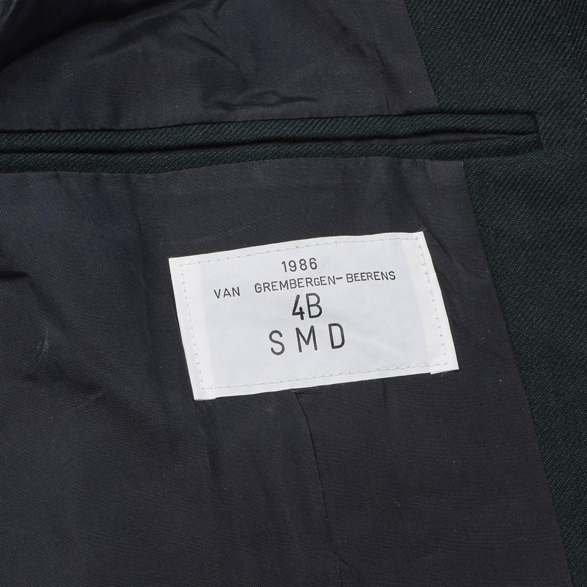 Giacca della camicetta dell'esercito belga originale Truppe di campo Casual Wool Blouson Green Nuovo