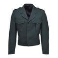 Giacca della camicetta dell'esercito belga originale Truppe di campo Casual Wool Blouson Green Nuovo