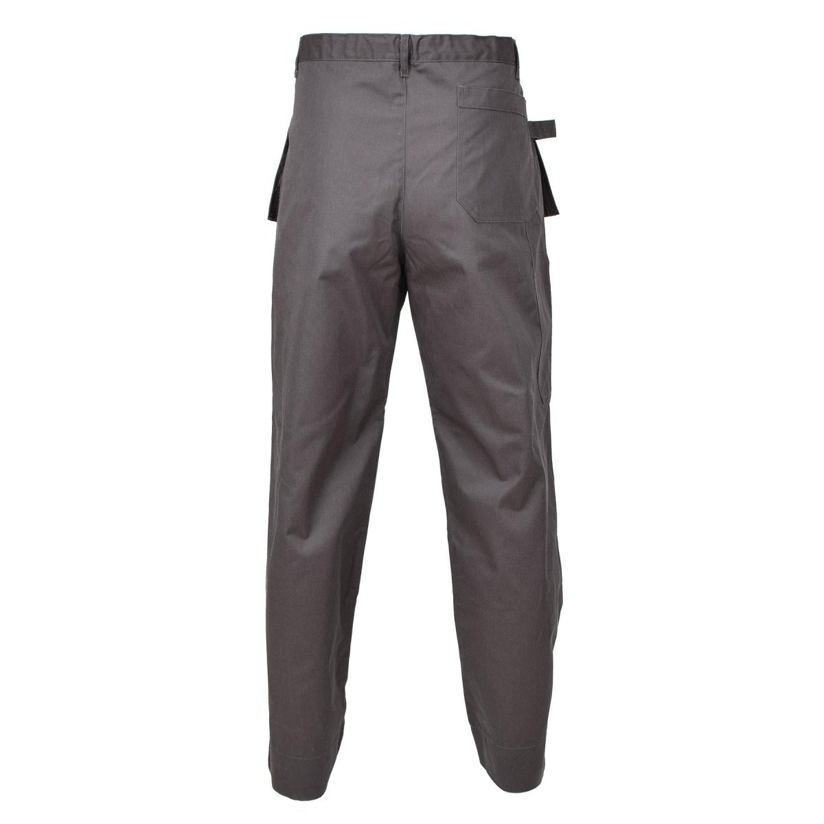 Pantaloni cargo dell'esercito belga originale lavoro ginocchia rinforzate tasche extra grigio nuovo