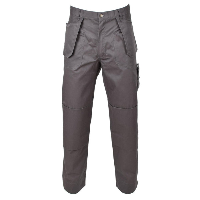 Pantaloni cargo originali dell'esercito belga da lavoro ginocchia rinforzate tasche extra grigie NOVITÀ - GoMilitar