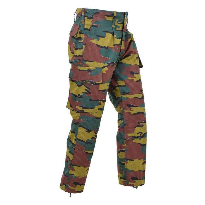 Pantaloni da combattimento sul campo originali dell'esercito belga Pantaloni mimetici puzzle Ripstop NOVITÀ - GoMilitar
