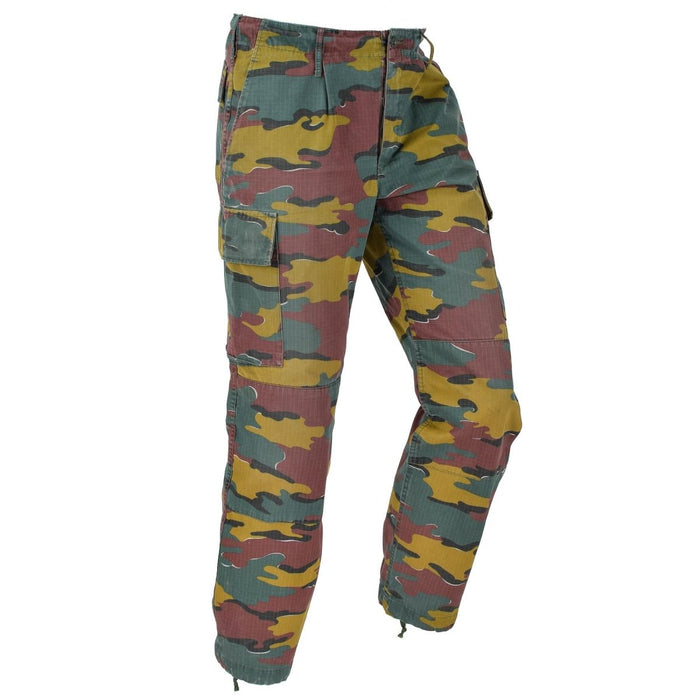 Pantaloni da combattimento sul campo originali dell'esercito belga Pantaloni Rip Stop Surplus militare - GoMilitar