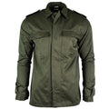 Giacca di campo dell'esercito belga originale BDU Shirt Olivo combattimento militare Nuovo