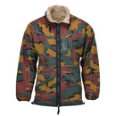 Original Belgian army fleece jacket reversible windstopper BDU jigsaw jumper - GoMilitar