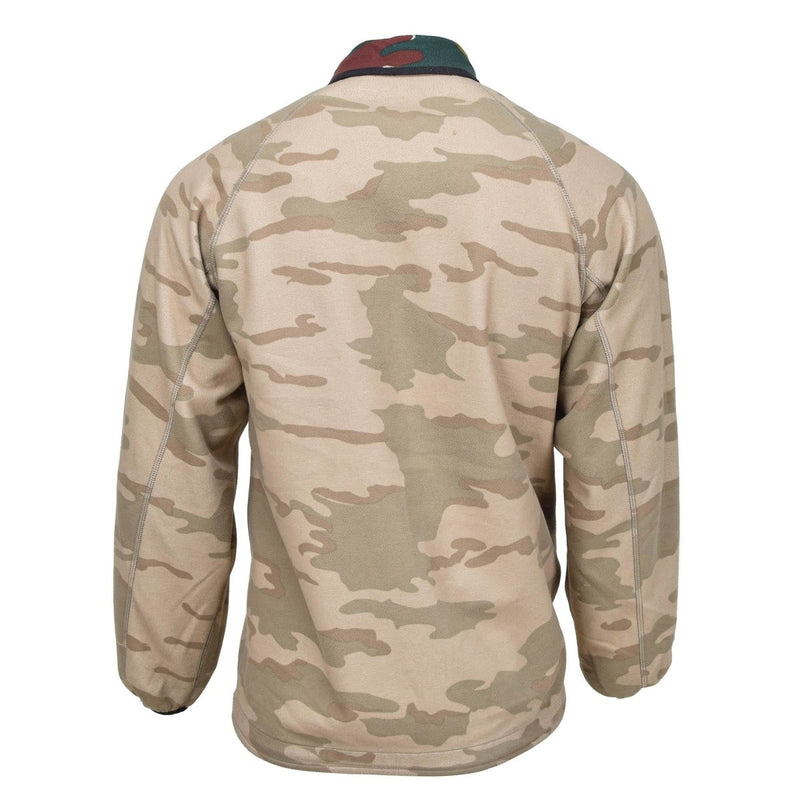 Giacca in pile di pile del belga originale reversibile Windstopper Bdu Jigsaw Jumper