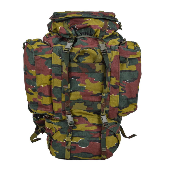 Borsa impermeabile originale militare belga da 120 litri con zaino jigsaw camo NOVITÀ - GoMilitar