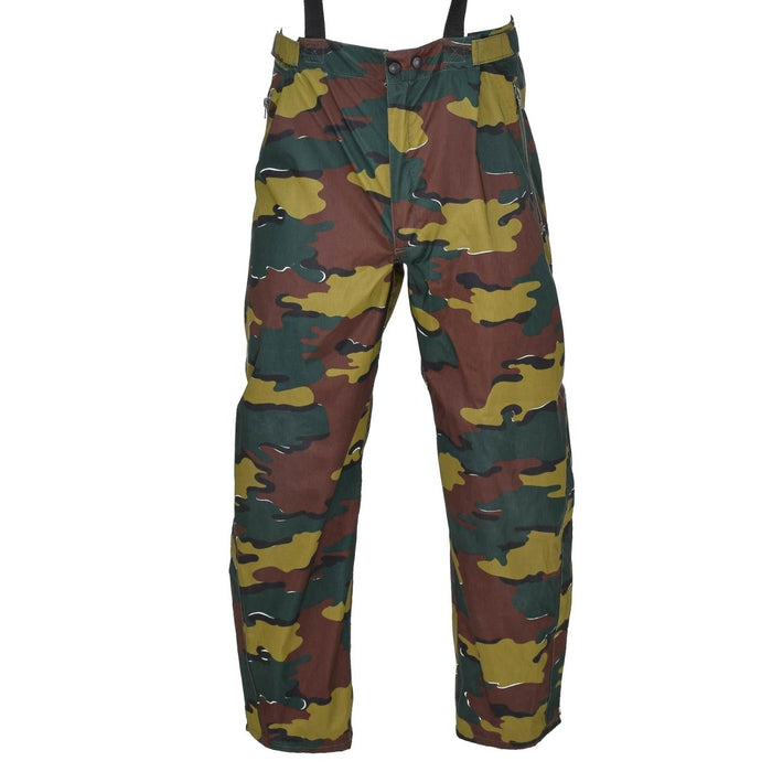 Pantaloni impermeabili originali militari belgi jigsaw camo seyntex pantaloni antipioggia - GoMilitar