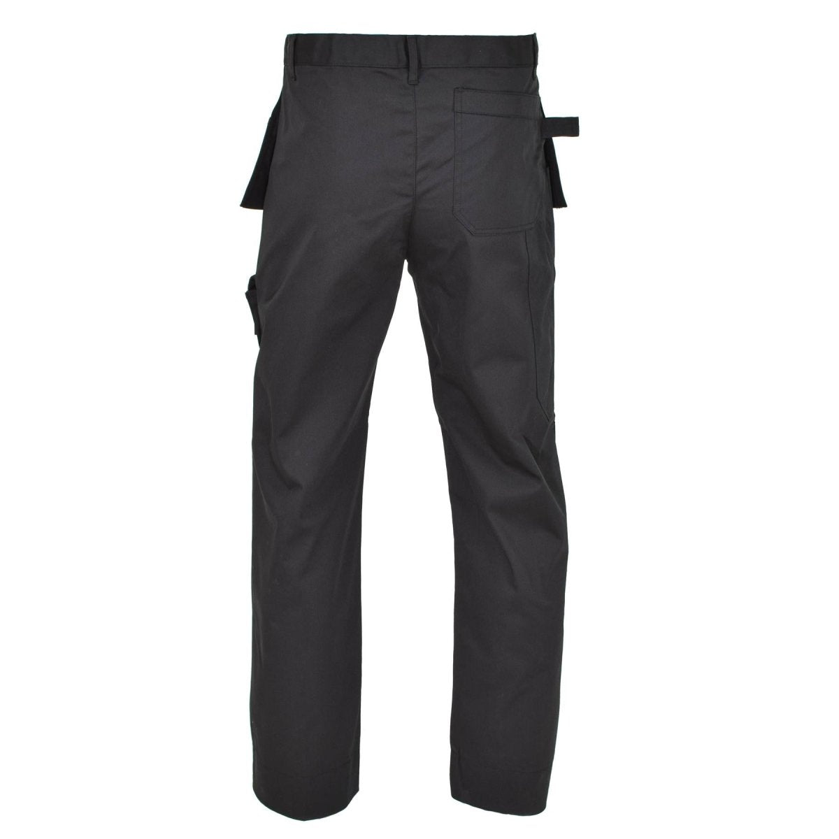 Originari di lavoro militare belga pantaloni cargo ginocchia rinforzate durevoli nere nuove