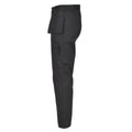 Originari di lavoro militare belga pantaloni cargo ginocchia rinforzate durevoli nere nuove