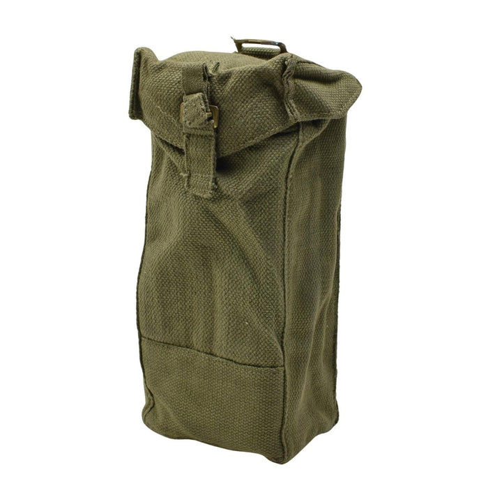 Borsa portariviste media in tela resistente originale dell'esercito belga verde oliva - GoMilitar