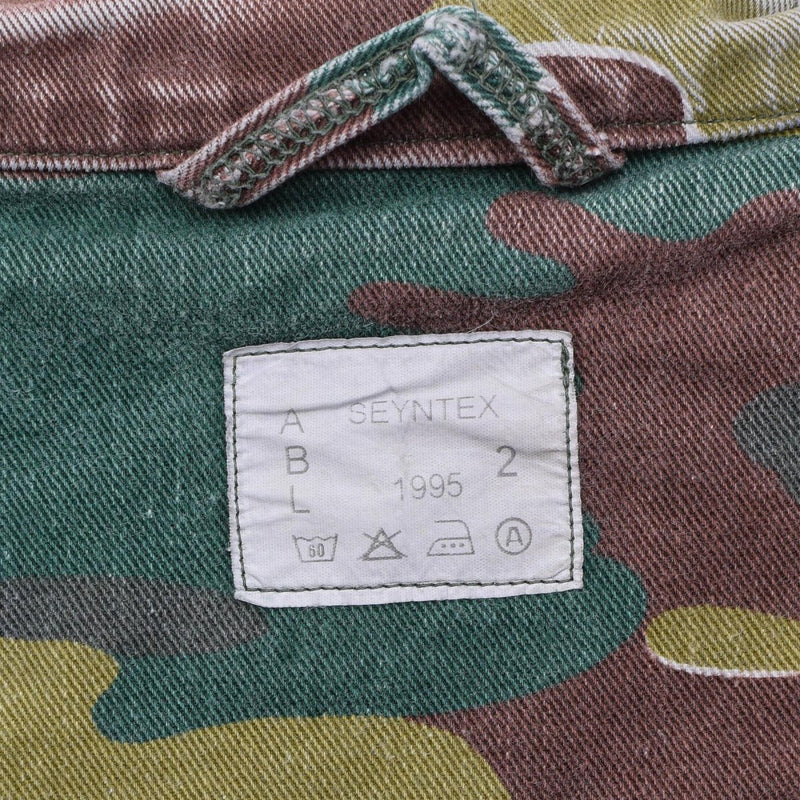 Original Belgium Military M56 jigsaw camouflage jacket field combat troops army - GoMilitar