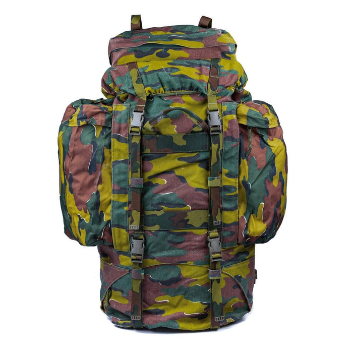 Zaino da campo tattico militare originale belga Borsa da campeggio grande da 110 litri - GoMilitar